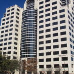Headquarters of the Texas Attorney General at the Clements Office Building in Austin, TX