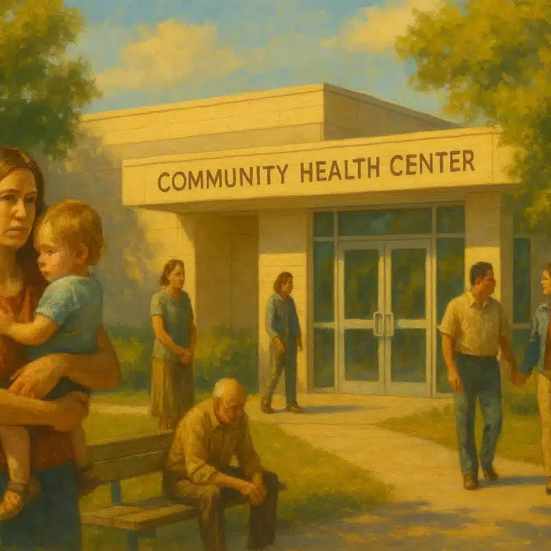 Community Health Oil Painting C