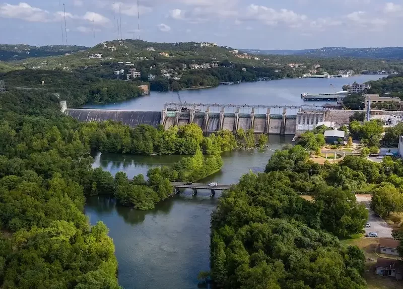 River Authority Dam Texas Lady Bird Lake