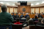 Senate Committee hearing in the Texas Capitol Extension