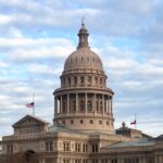View of the Texas State Capitol dome.