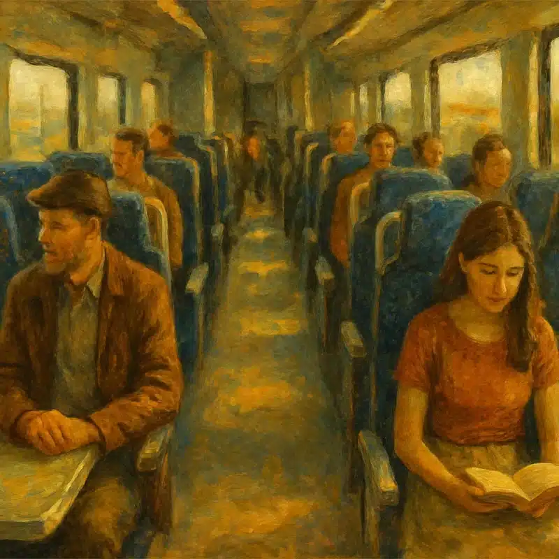 Train Interior Impressinoistic 2