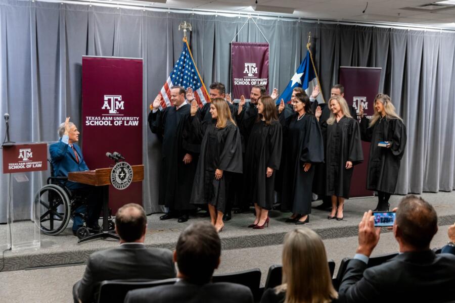 Swearing-in of 10 judges of the Texas Business Courts.