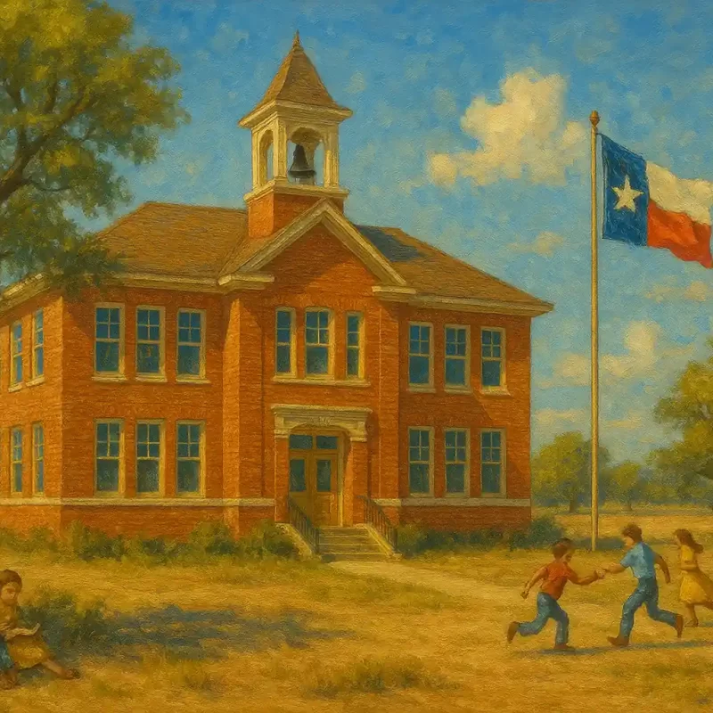 Old Texas Schoolhouse Thumbnail