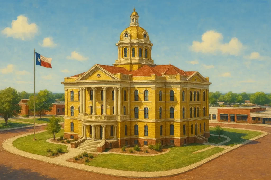 Texas County Courthouse Thumb