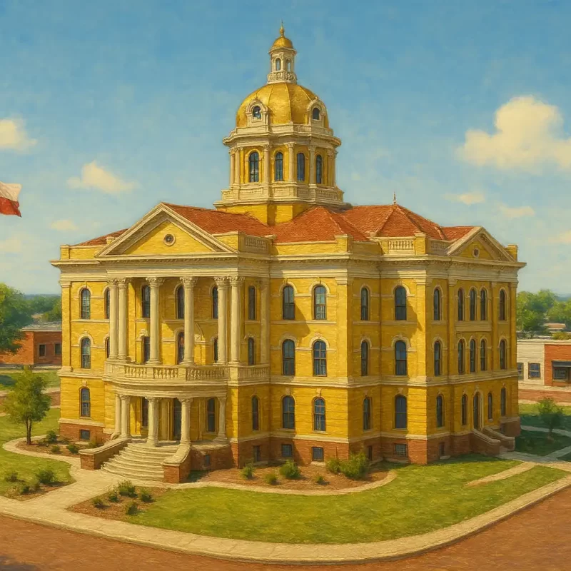 Texas County Courthouse Thumb