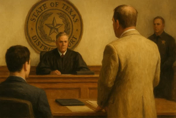 Texas Trial Painting