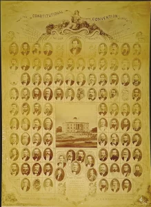 Portraits of delegates to the Texas Constitutional Convention of 1875