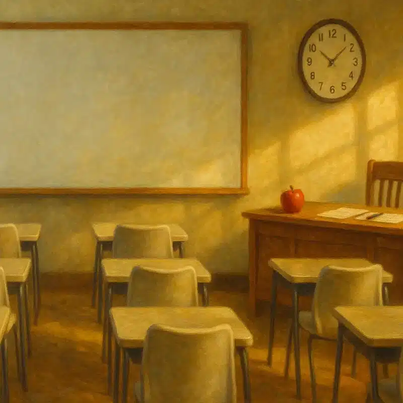 School Classroom Scene