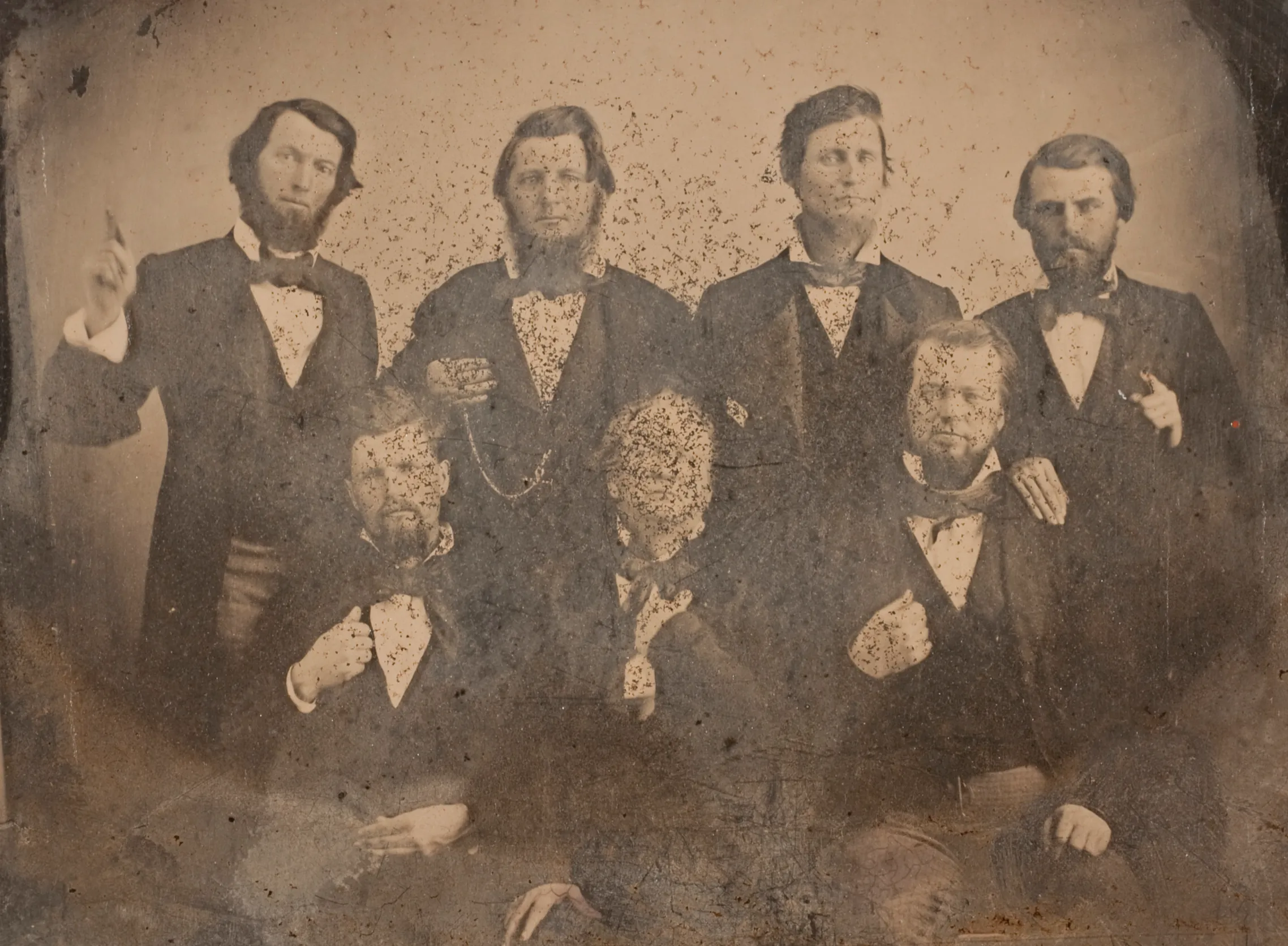 Unionist delegates at the Texas 1861 secession convention.