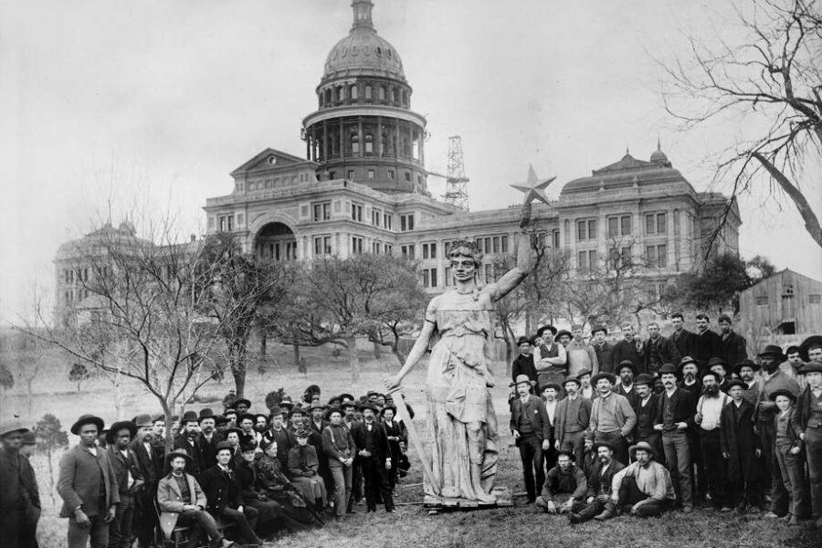 texas capitol goddess liberty 1888