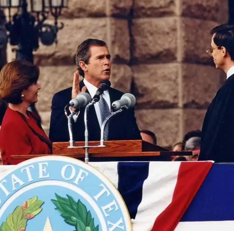 texas governor george w bush inauguration 1995