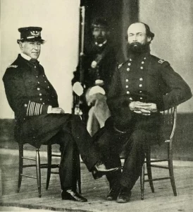 General Gordon Granger with Admiral Farragut