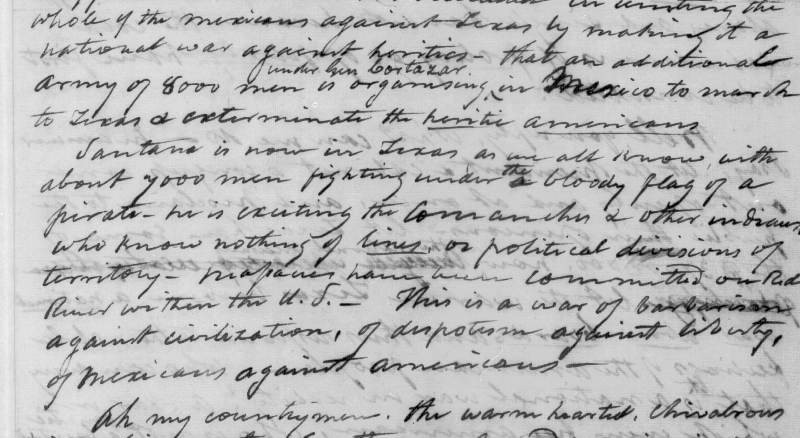 Stephen F. Austin’s 1836 Wartime Plea