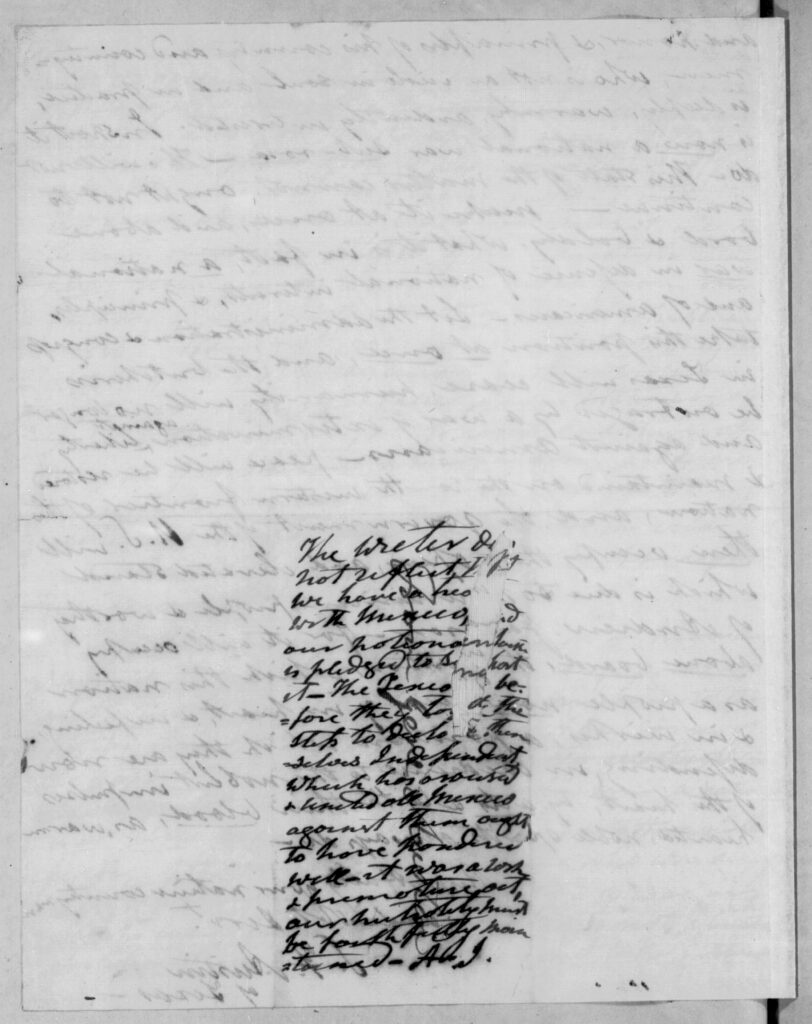 Stephen F. Austin's 1836 Wartime Plea | Primary Sources in Texas History