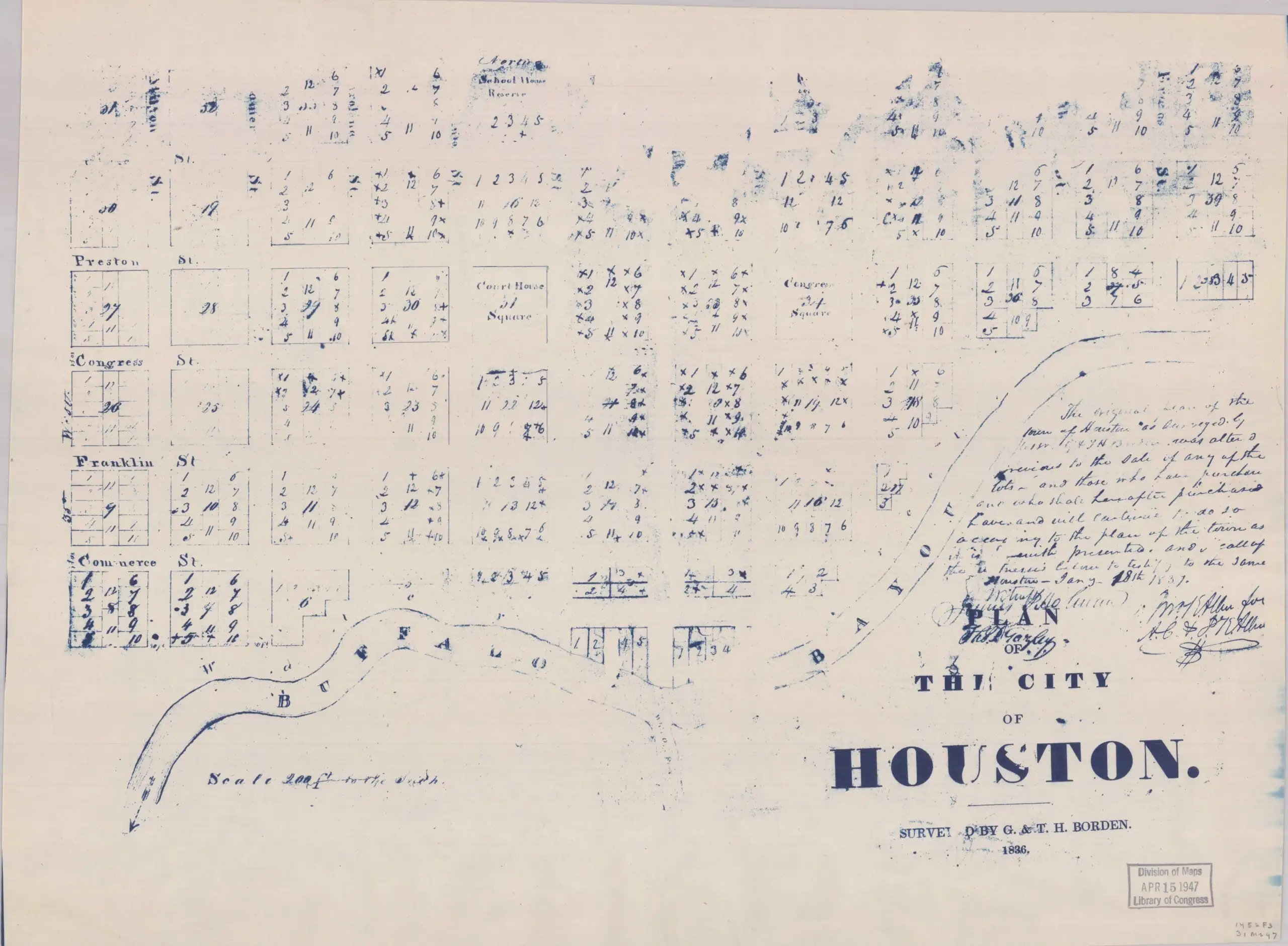 The Allen Brothers and the Founding of Houston