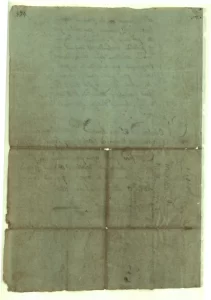 Page 8 of the original 1825 signed empresario contract in Spanish between Green DeWitt and the Mexican government
