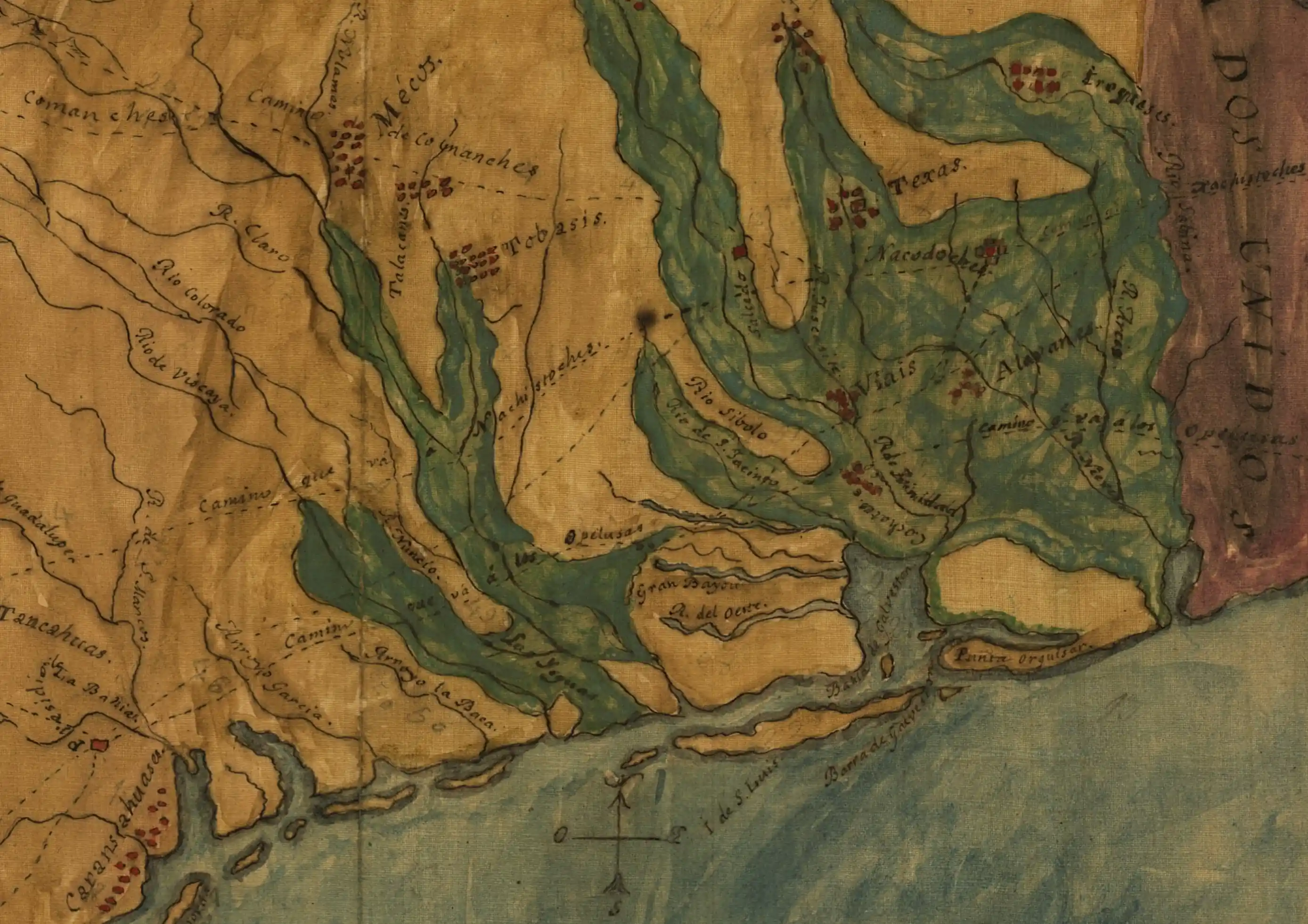 Stephen Austin’s Earliest Map of Texas (1822)