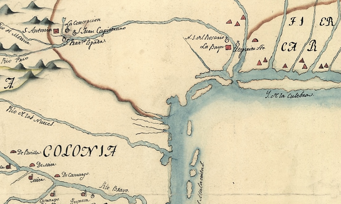 Map of the Spanish Frontier in 1769