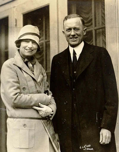First Lady Mildred Moody and Governor Dan Moody